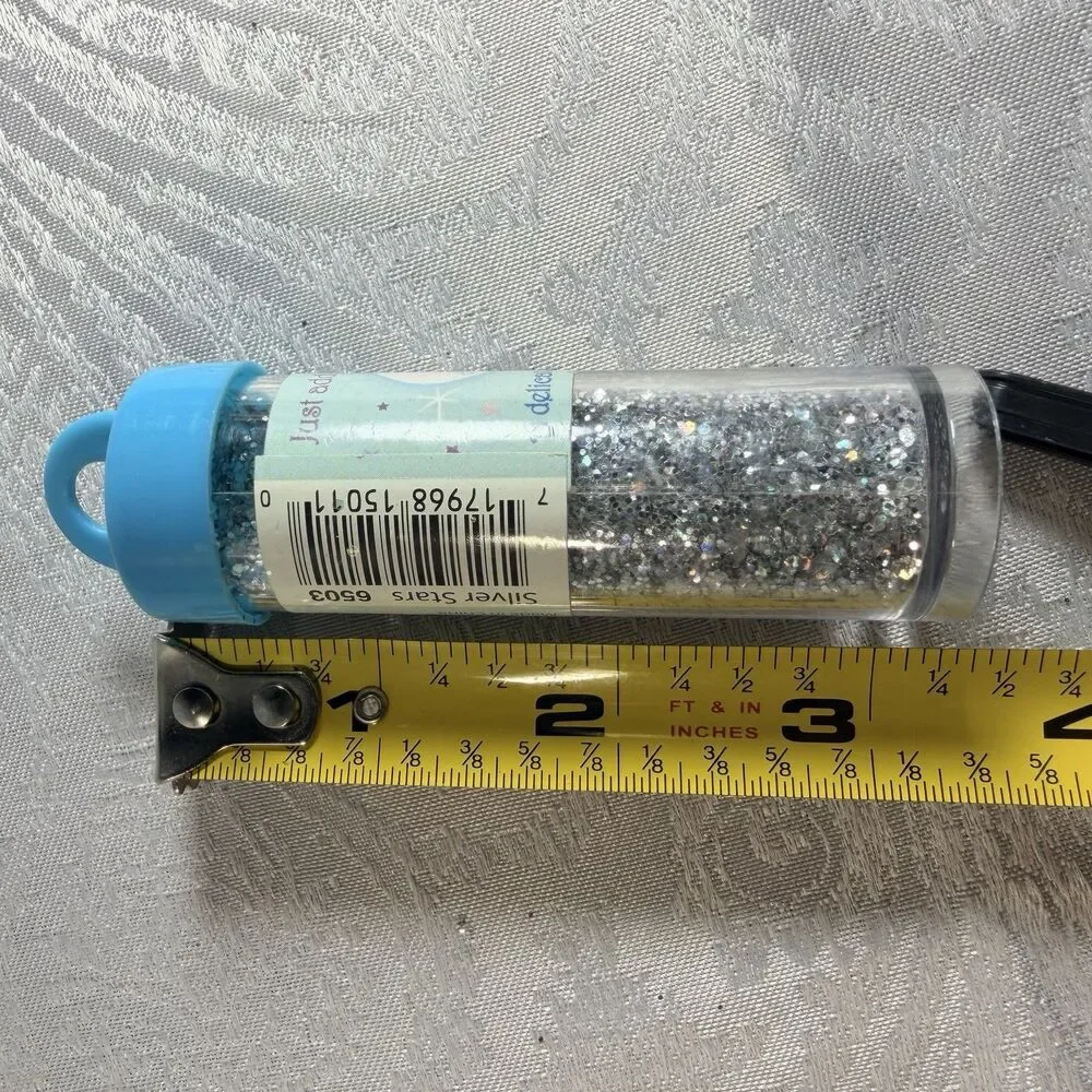 Vintage Fairy Dust ~ 2007 Silver Glitter With Stars, Rare Find!